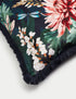 Velvet Floral Cushion